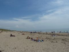 A lovely beach after a long drive to the Atlantic