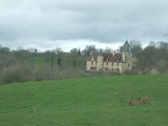 The chateau where Monet lived and painted in the valley of the artists