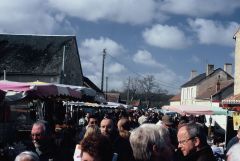 The famous Les Foire des Herolles market is reported to be the largest outdoor market in France